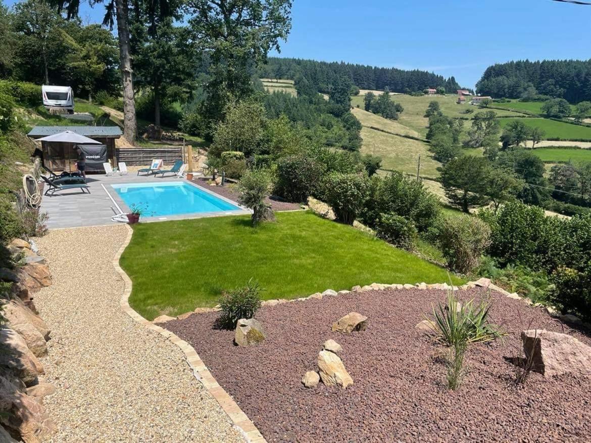 La Mazille , Cossy Vakantiestudio Met Zwembad In Zuid-Bourgogne Anglure-sous-Dun Екстериор снимка
